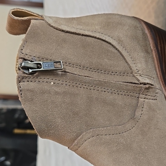 Ugg Womens Kingsburg Ankle Boots Booties Coffee Grounds Size 9 - Picture 9 of 9